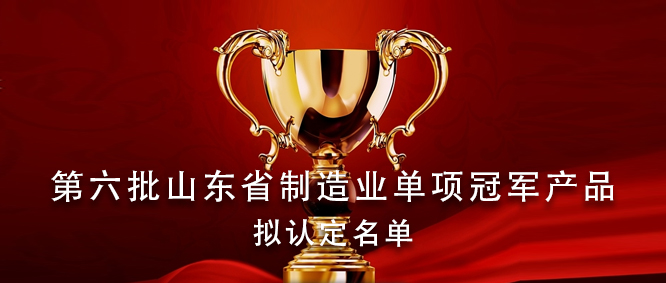 捷報頻傳！青島義龍入選第六批山東省制造業單項冠軍產品擬認定名單